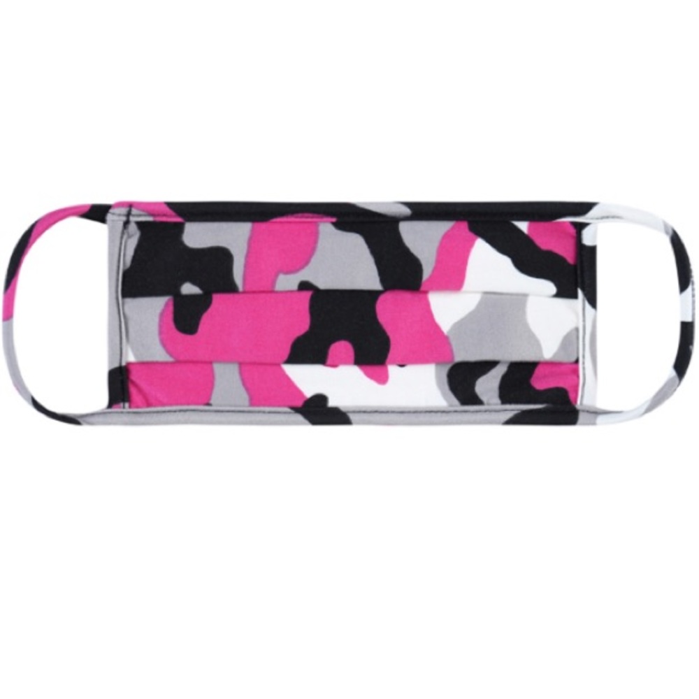 2/$15 Pink Camo Face Mask - Picture 2 of 6